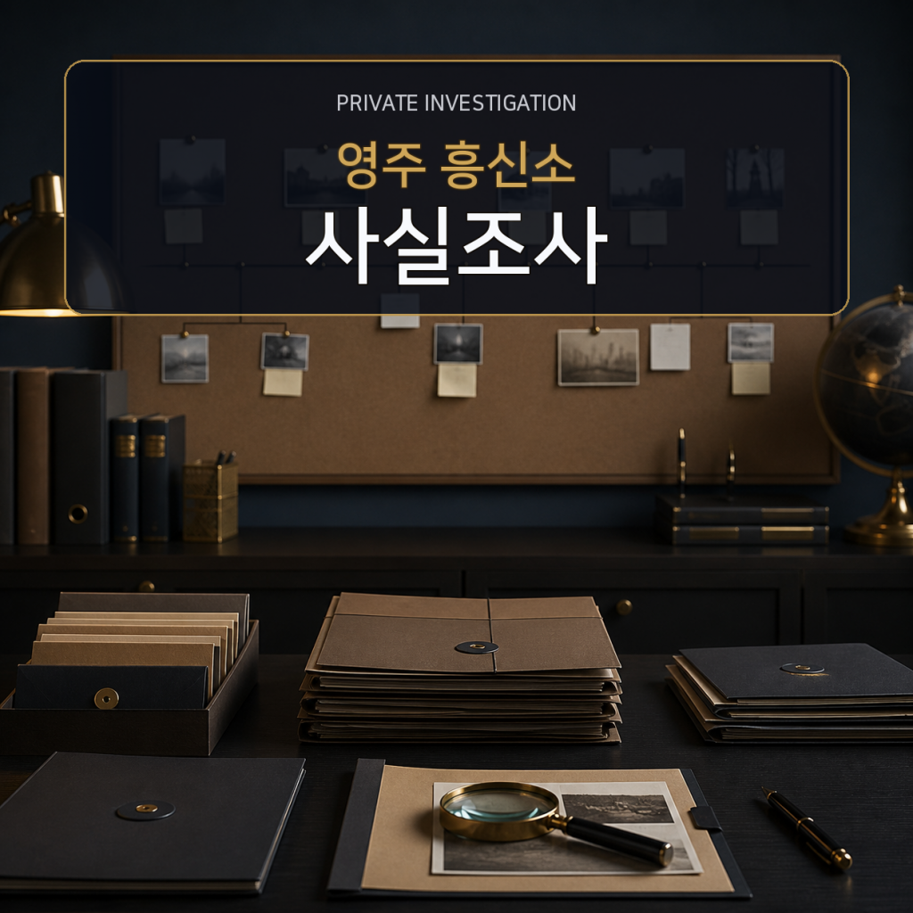 영주 사실관계 조사 전문 흥신소