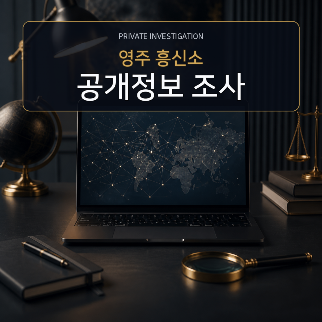 영주 디지털 공개정보 조사 전문 흥신소